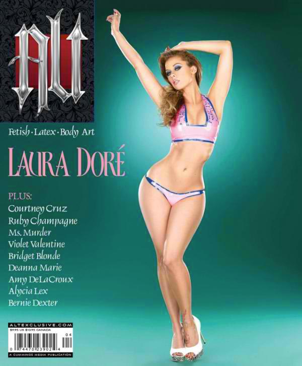 Laura Dore on the cover of Alt Magazine
