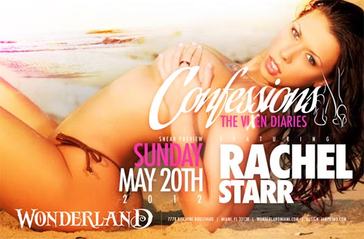 Abella Anderson, Claudia Sampedro, Jasmin Cadavid, and Rachel Star in Miami at Wonderland May 20th