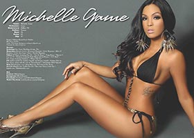 Michelle Game @MichelleGame in Blackmen Magazine
