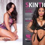 Beautifull April @beautifullapril on the cover of Skin Tight Magazine - TL Glam Studio