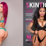Beautifull April @beautifullapril on the cover of Skin Tight Magazine - TL Glam Studio