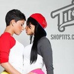 Brittany Duet @msBrittany Duet and Dede Damati @Dede_ontheBeach: T.I.T.S Brand Outtakes