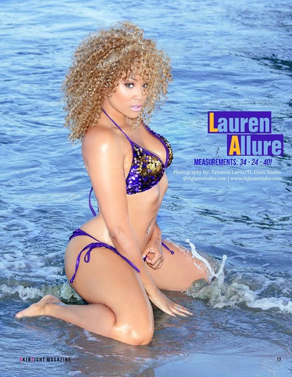Lauren Allure @LauREN_Allure in latest issue of Skin Tight Magazine - TL Glam Studio