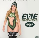 Evie Kristine @eviekristine: NFL Bodypaint 2014 – NY Jets – Jose Guerra