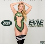 Evie Kristine @eviekristine: NFL Bodypaint 2014 – NY Jets – Jose Guerra
