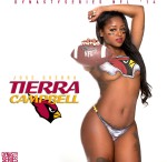 Tierra Campbell @RealTierra : NFL Bodypaint 2014 – Arizona Cardinals – Jose Guerra