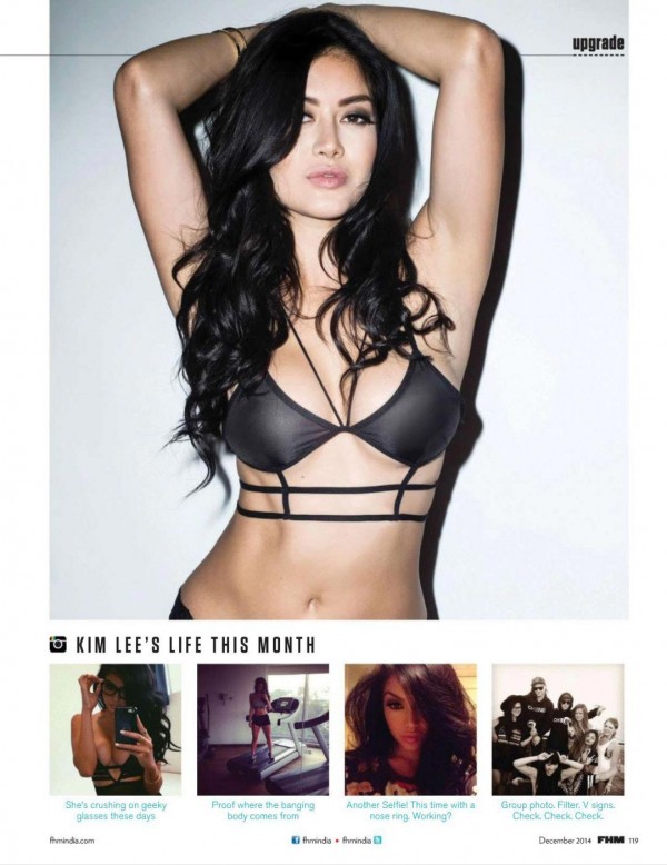 Kim Lee @officialkimlee in FHM India