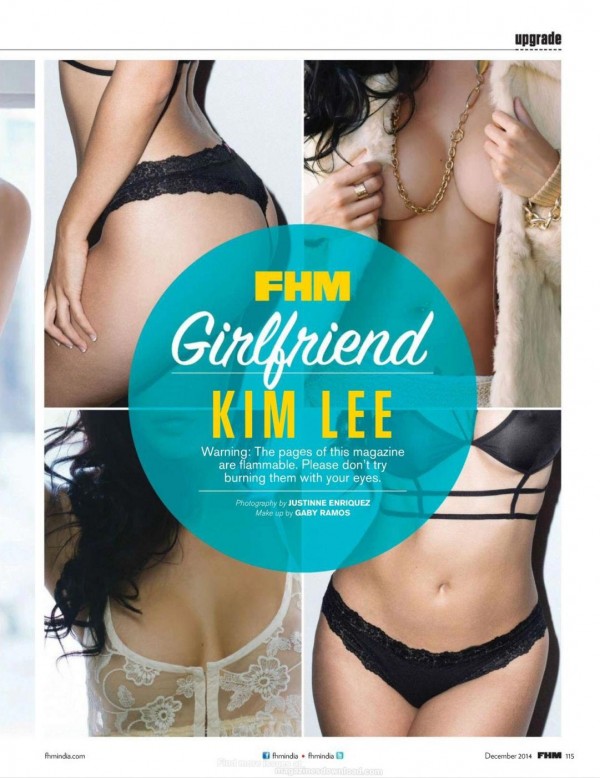 Kim Lee @officialkimlee in FHM India