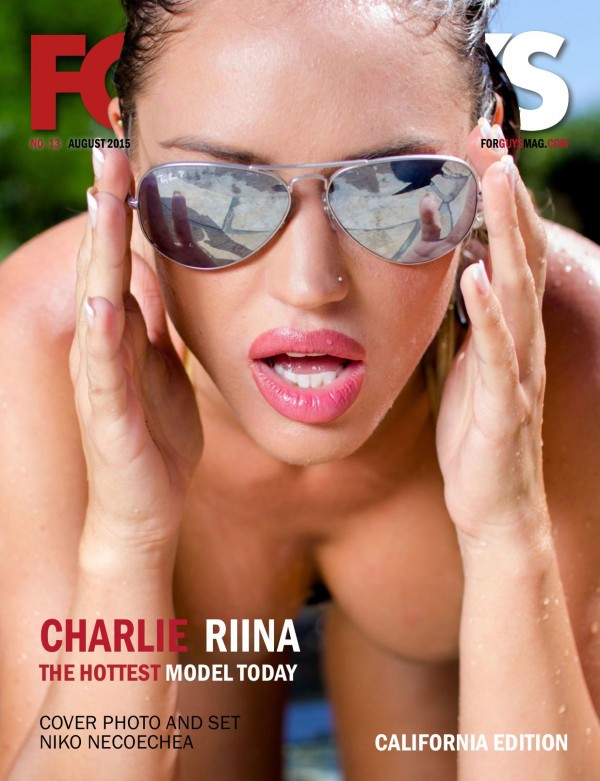 Charlie Riina @CharlieRiina1 in For Guys Magazine