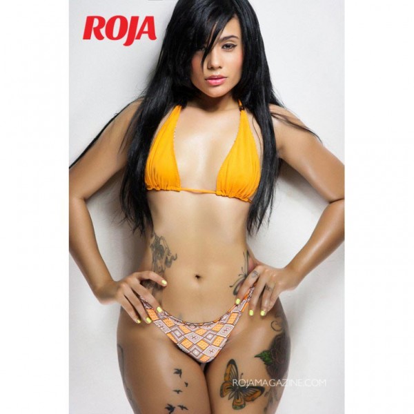 Johamsy Tejada in Roja Magazine - Algis Infante